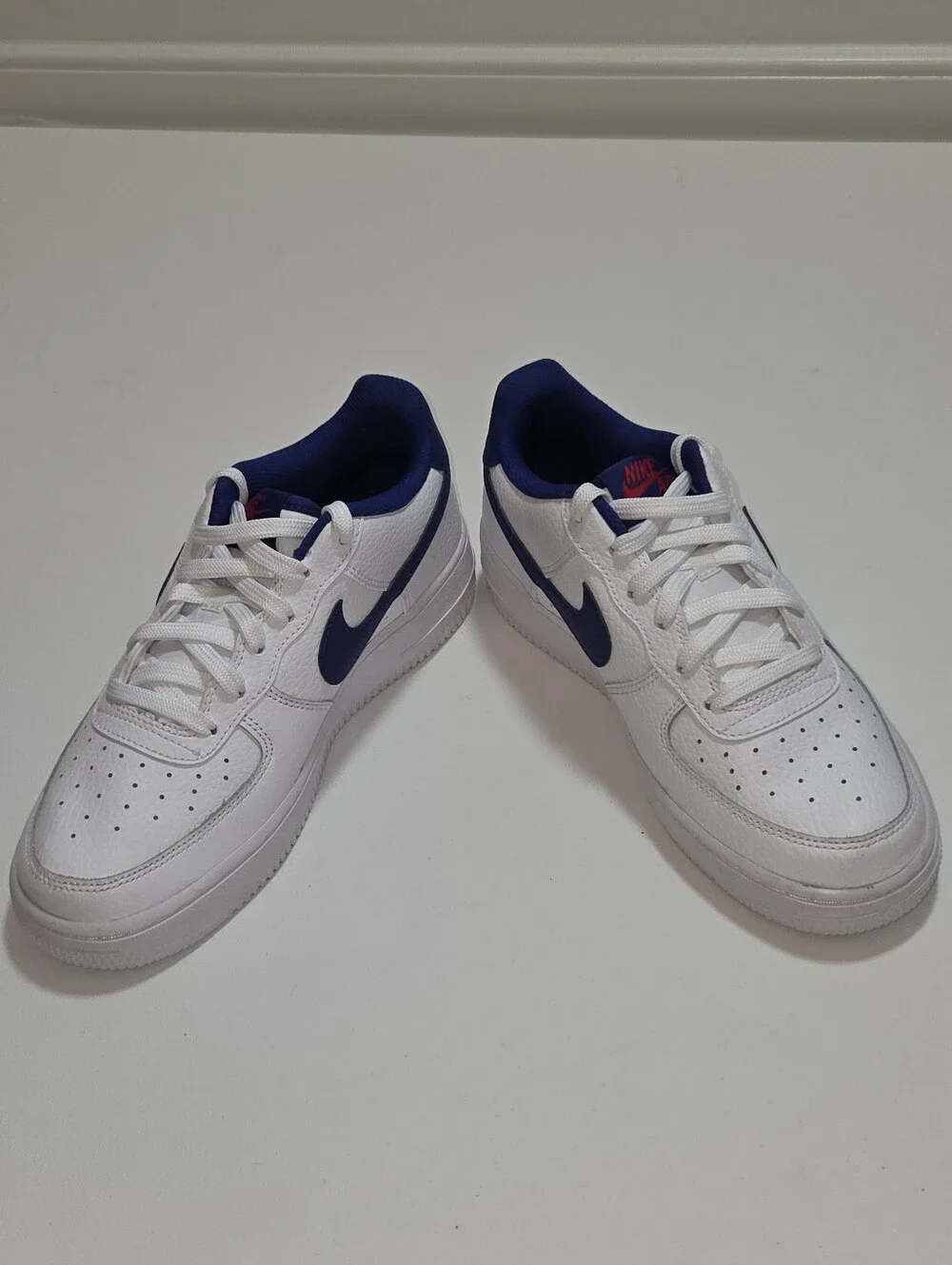 Nike Air Force 1 Low GS 6Y White Royal Blue Red AF1 Retro Streetwear Sneakers